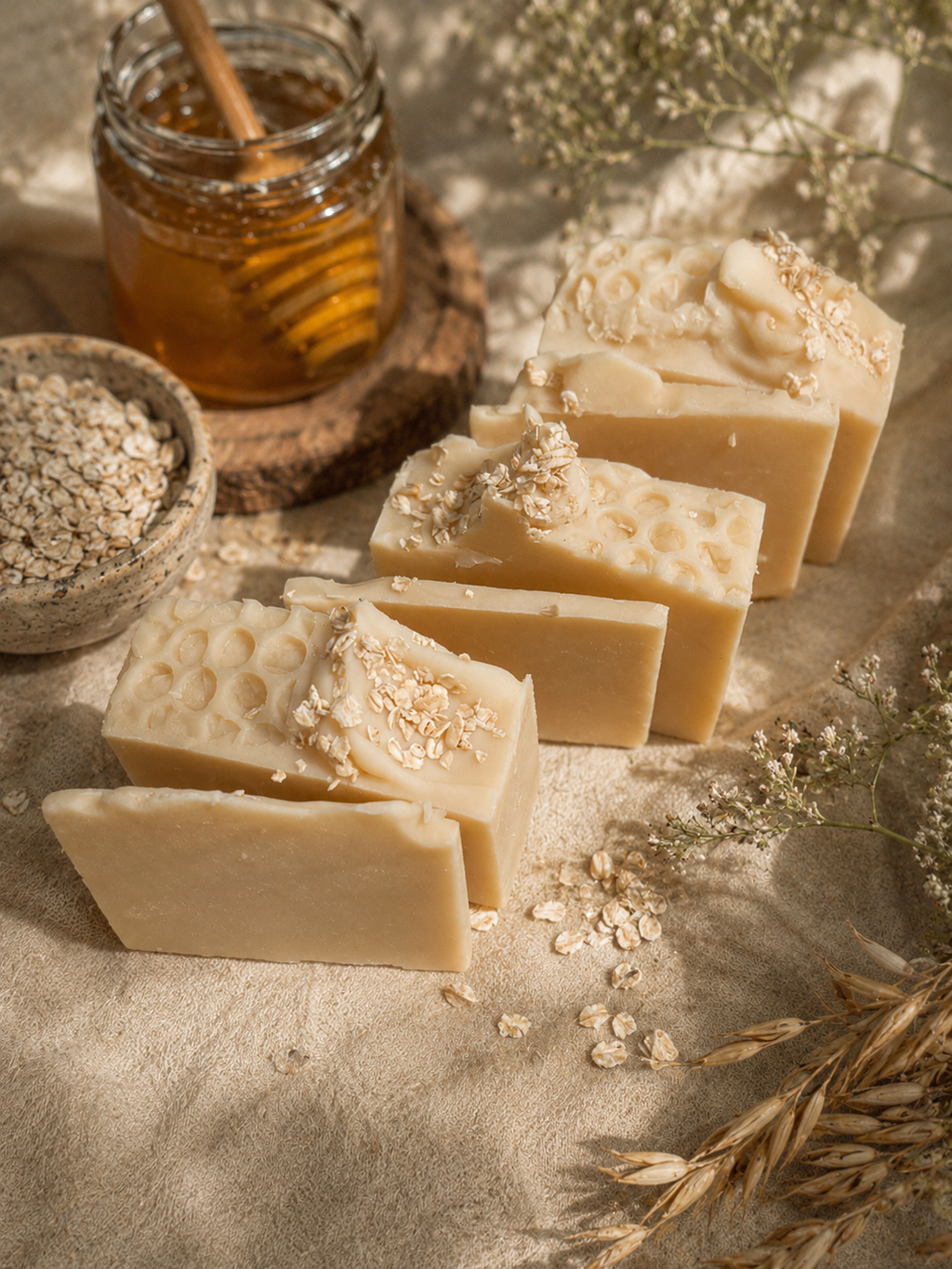 Honey & Oat Face + Body Bar