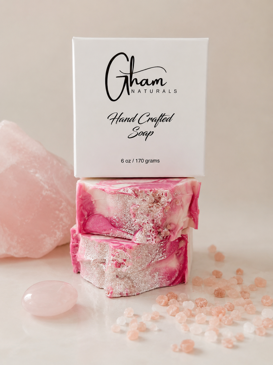 Rose Quartz Hand Bar