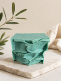 French Green Clay Face + Body Bar - stacked bars