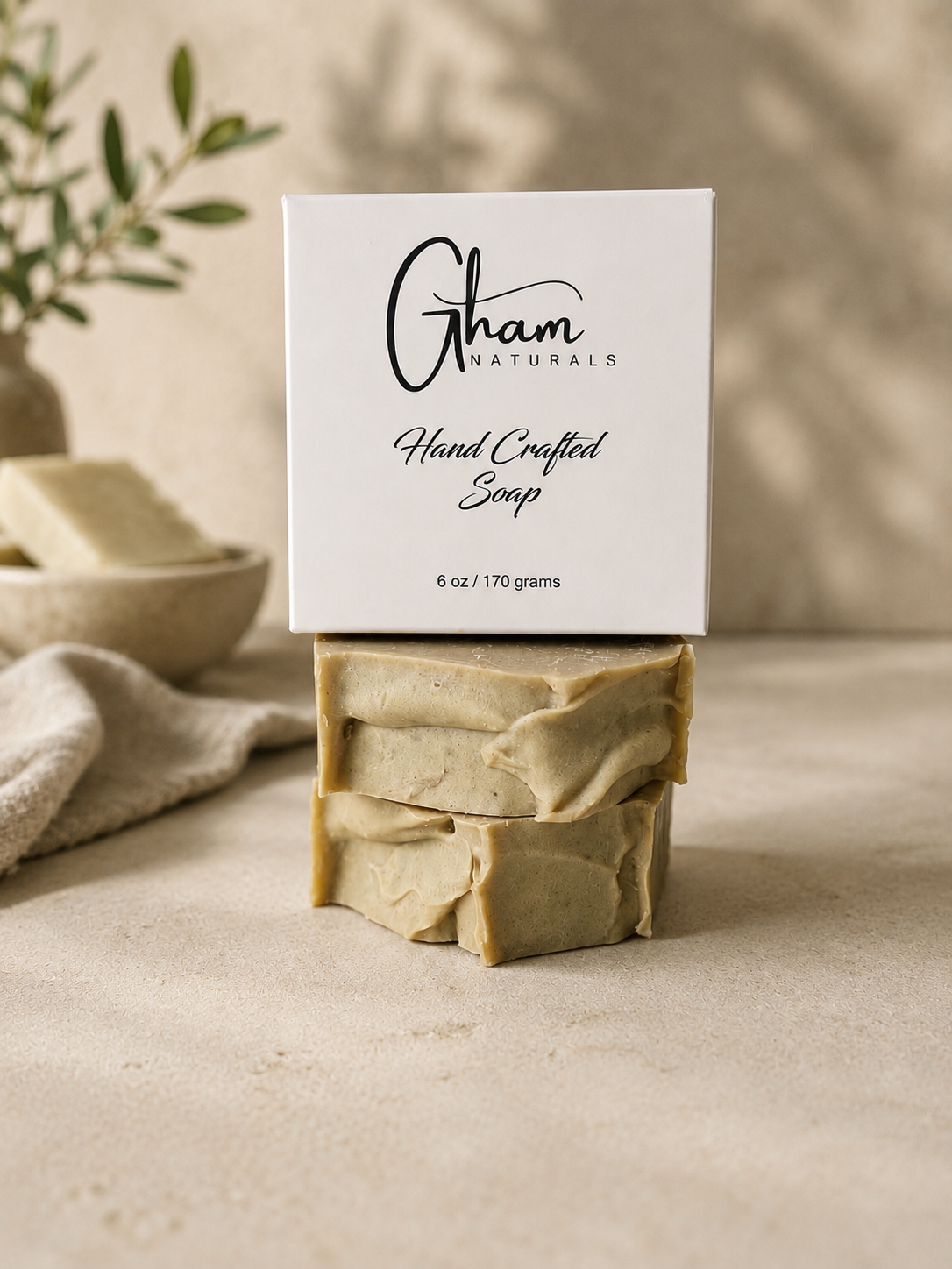Matcha Face + Body Bar - with box